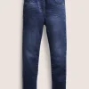 Adventure-Flex Denim Leggings-Dark Vintage-Boden Shop
