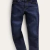 Adventure-Flex Slim-Fit Jeans-Dark Vintage Denim-Boden Shop