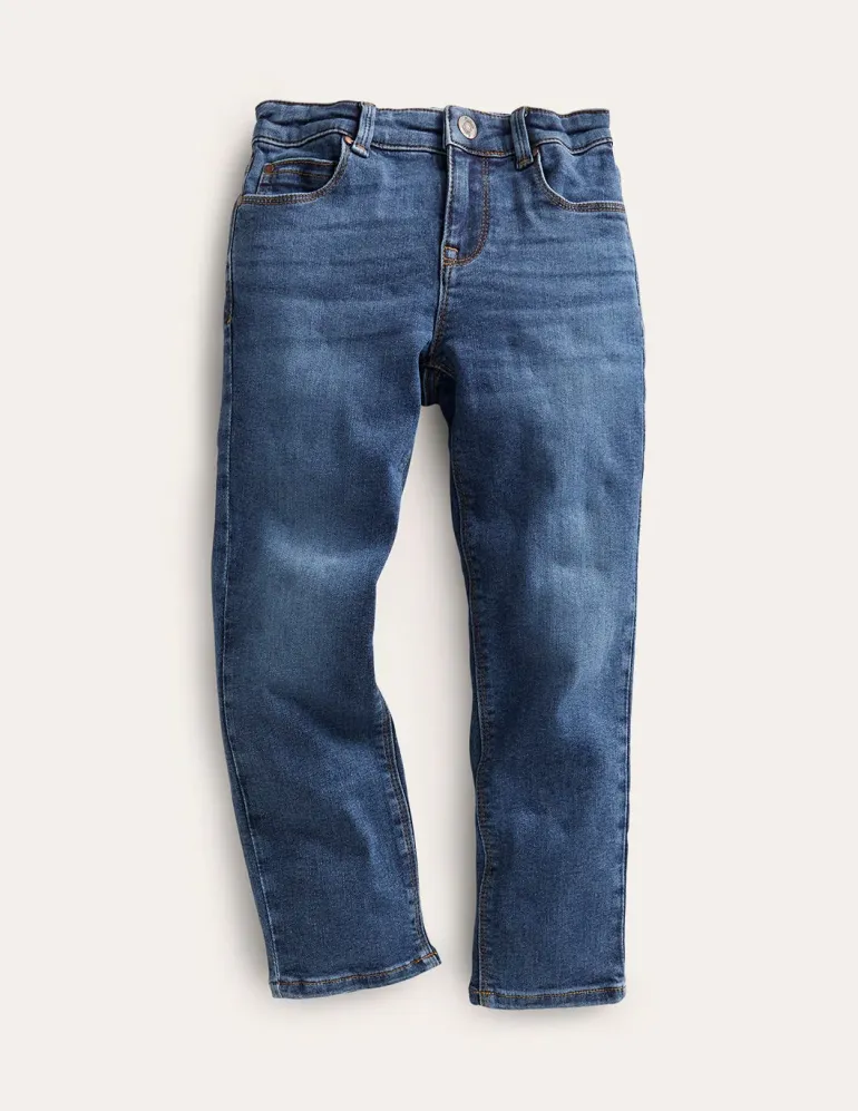 Adventure-Flex Slim-Fit Jeans-Mid Vintage Denim-Boden Fashion