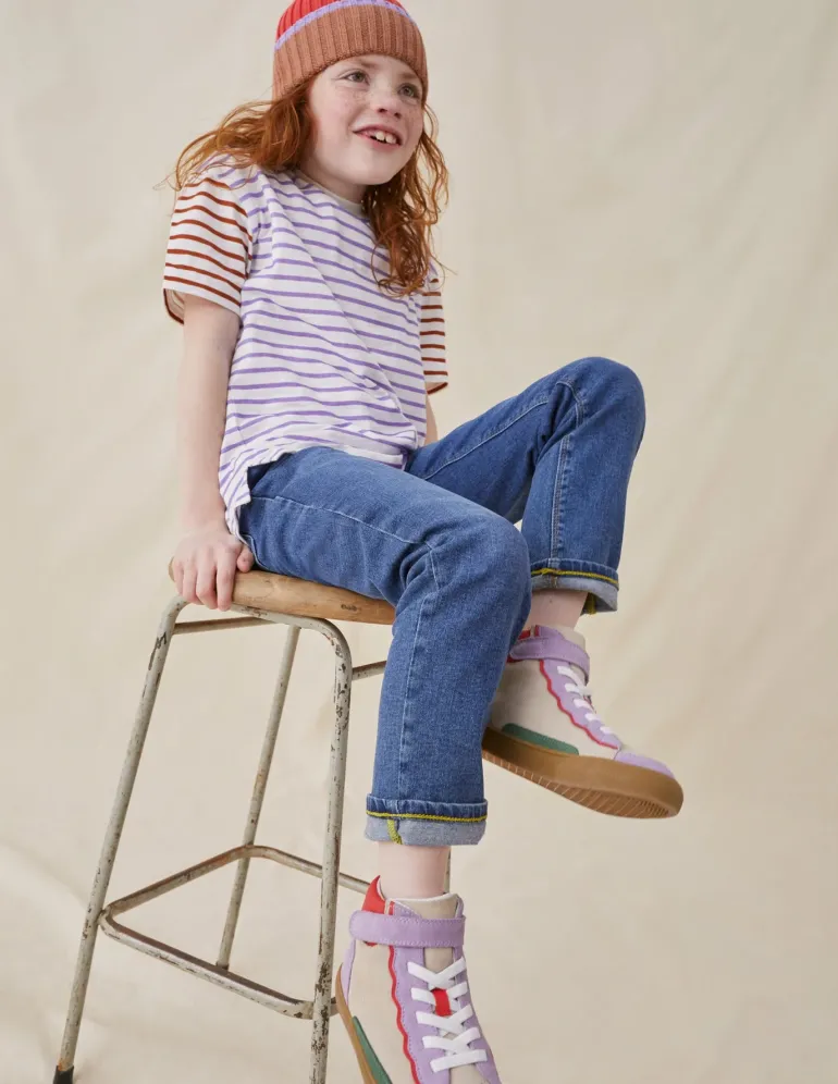 Adventure-Flex Slim-Fit Jeans-Light Vintage Denim-Boden Flash Sale