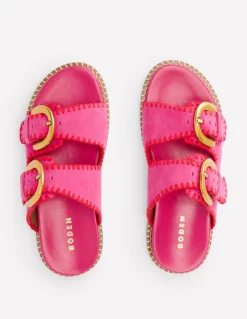 Alberta Footbed Sandal-Festival Pink/Post Box Red-Boden Store
