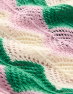 Alice Fluffy Raglan Sweater-Warm Ivory/ Soft Lavender Pink-Boden Cheap