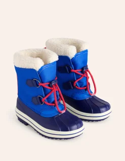 All-Weather Boots-Kingfisher Blue-Boden Fashion