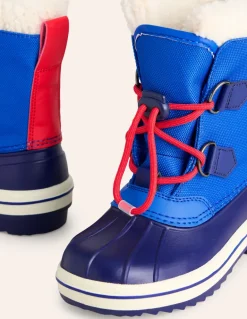 All-Weather Boots-Kingfisher Blue-Boden Fashion