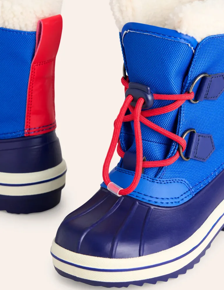 All-Weather Boots-Kingfisher Blue-Boden Fashion
