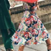 Amy Cotton Midi Shirt Dress-Ivory, Botanical Paisley-Boden Hot