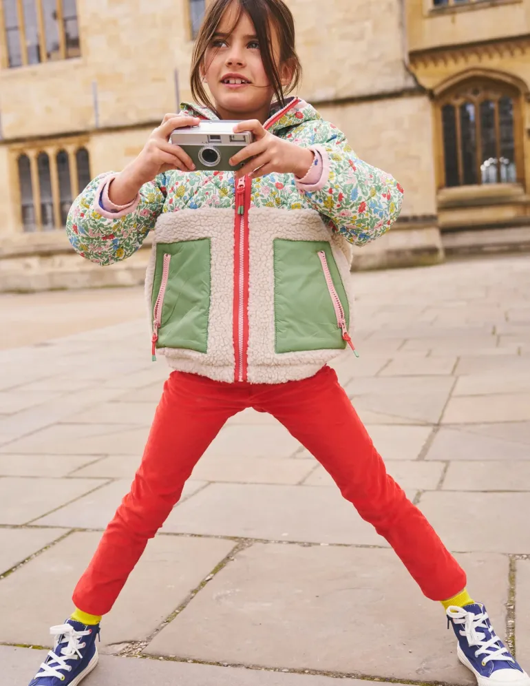 Annabelle Borg Mix Jacket-Multi Meadow Floral-Boden Hot