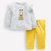 Appliqué Jersey Play Set-Vintage Blue and Ivory Stripe-Boden Shop