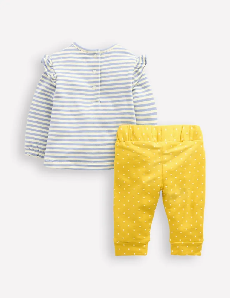 Appliqué Jersey Play Set-Vintage Blue and Ivory Stripe-Boden Shop