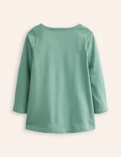 Appliqué Jersey Tunic-Eucalyptus Bunny-Boden Sale