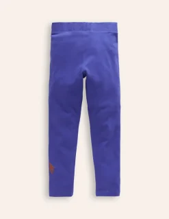 Appliqué Leggings-Navy Unicorns-Boden Outlet