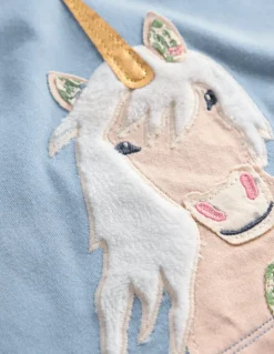 Appliqué Tunic and Legging Set-French Blue Unicorns-Boden Online