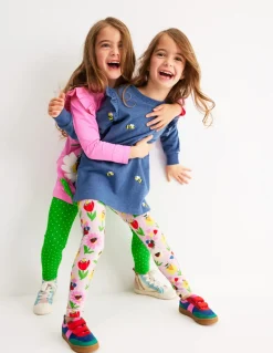 Appliqué Tunic and Legging Set-Vintage Mauve Bugs-Boden Hot