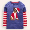 Applique Mock Sleeve T-shirt-Bluejay Janet-Boden Best Sale