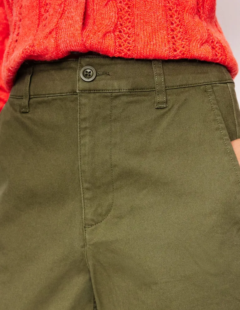 Barnsbury Chino Pants-Woodland Green-Boden Best Sale