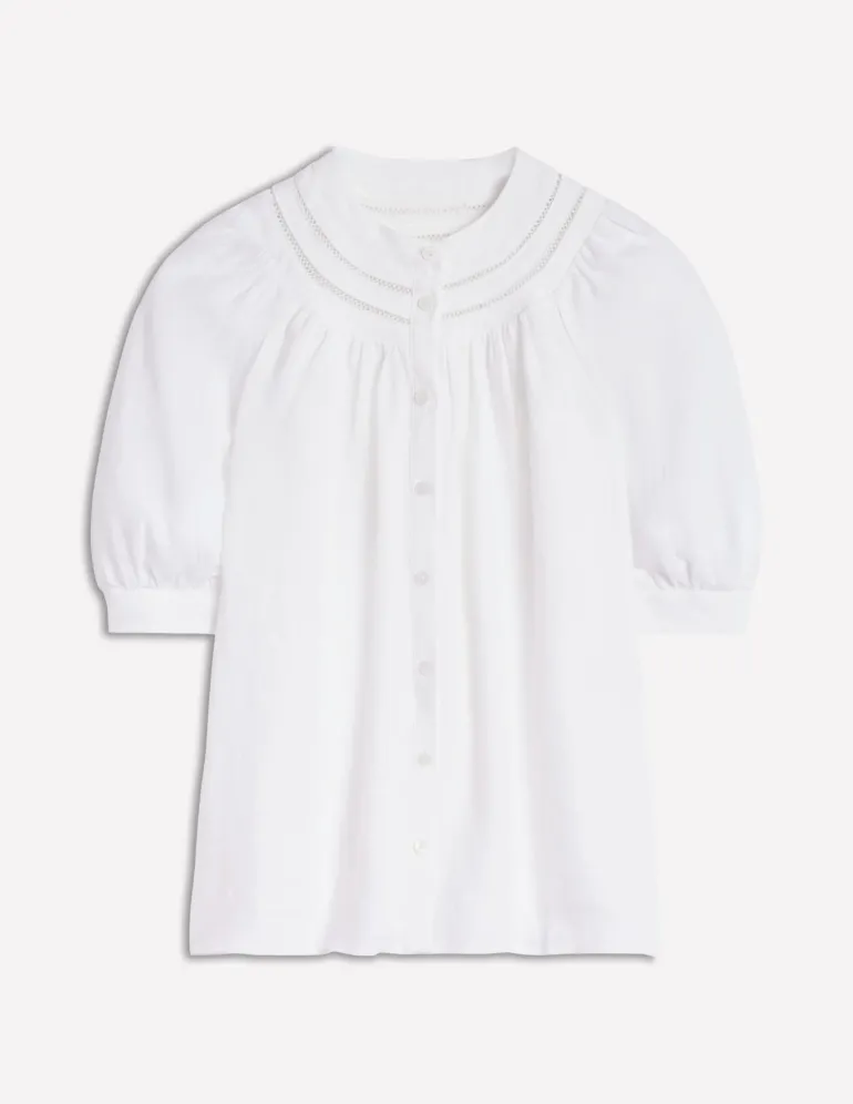Bea Linen Top--Boden New