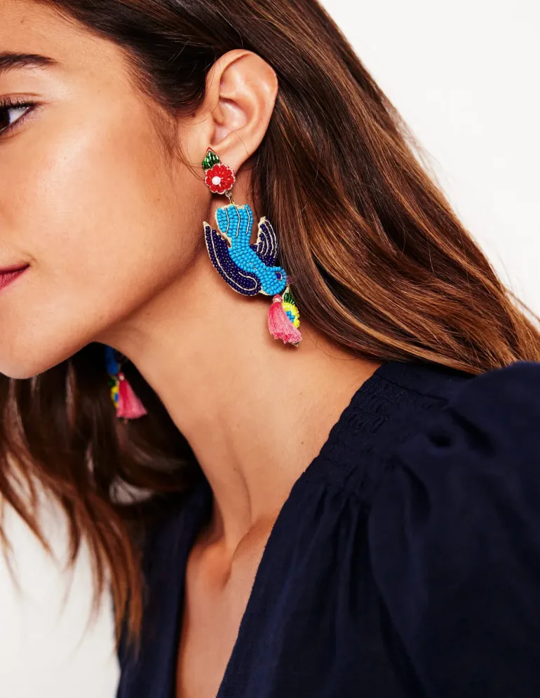 Beady Motif Earrings--Boden Best Sale