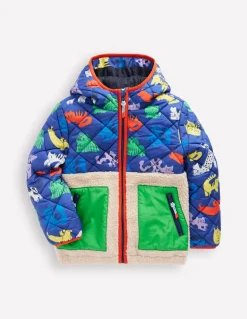 Borg Mix Jacket-Rainbow Pets-Boden Outlet