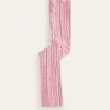 Cable Footless Tights-Vintage Pink-Boden Discount