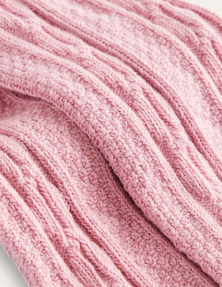 Cable Footless Tights-Vintage Pink-Boden Discount