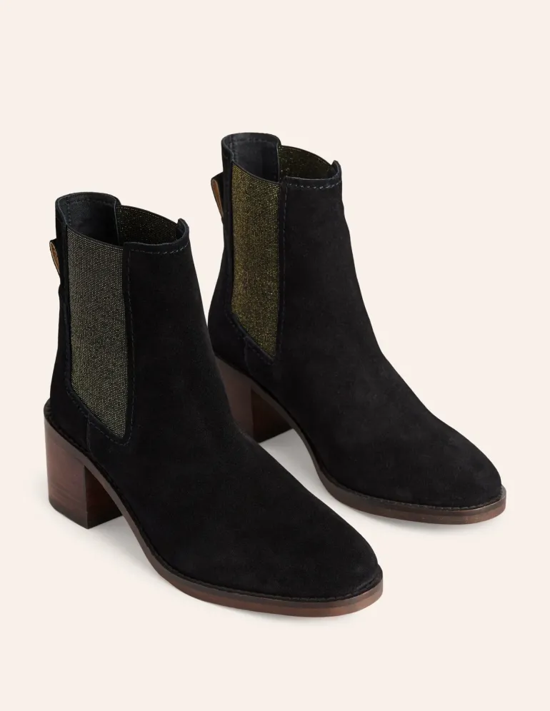 Chelsea Block Heel Boots--Boden Best