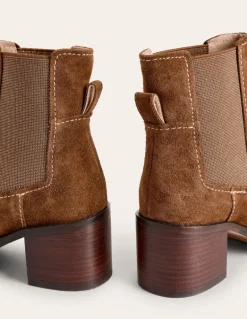 Chelsea Block Heel Boots--Boden Online