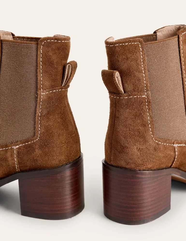 Chelsea Block Heel Boots--Boden Online