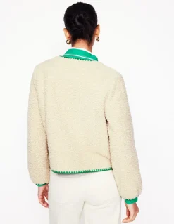 Chelsea Casual Jacket-Neutral Borg-Boden Outlet