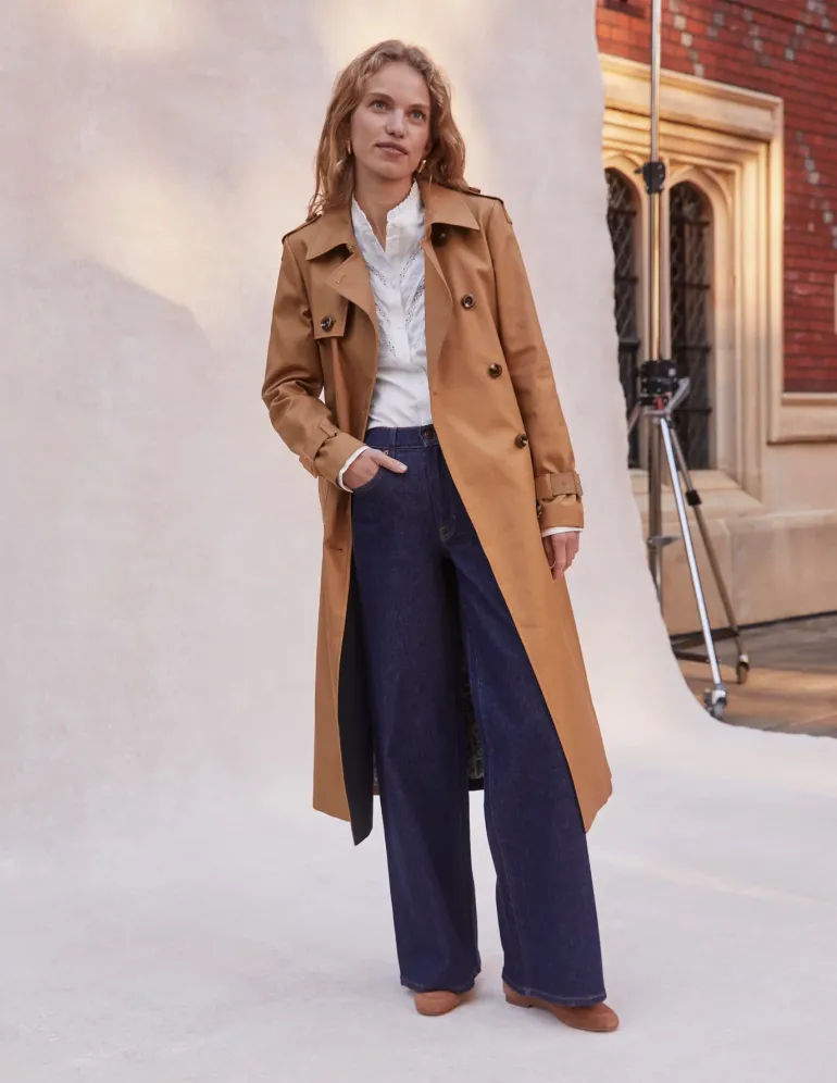 Cheltenham Trench Coat-Multi, Heart Spectrum-Boden Cheap