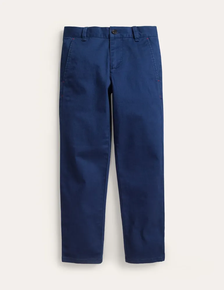 Chino Stretch Pants-College Navy-Boden Hot