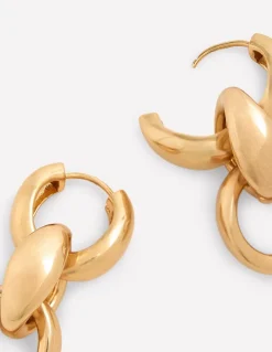 Chunky Chain-Link Earrings--Boden Best