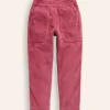 Chunky Cord Pull On Pants-Rose Petal Pink-Boden Discount