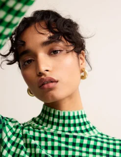 Chunky Small Hoop Earrings--Boden Outlet