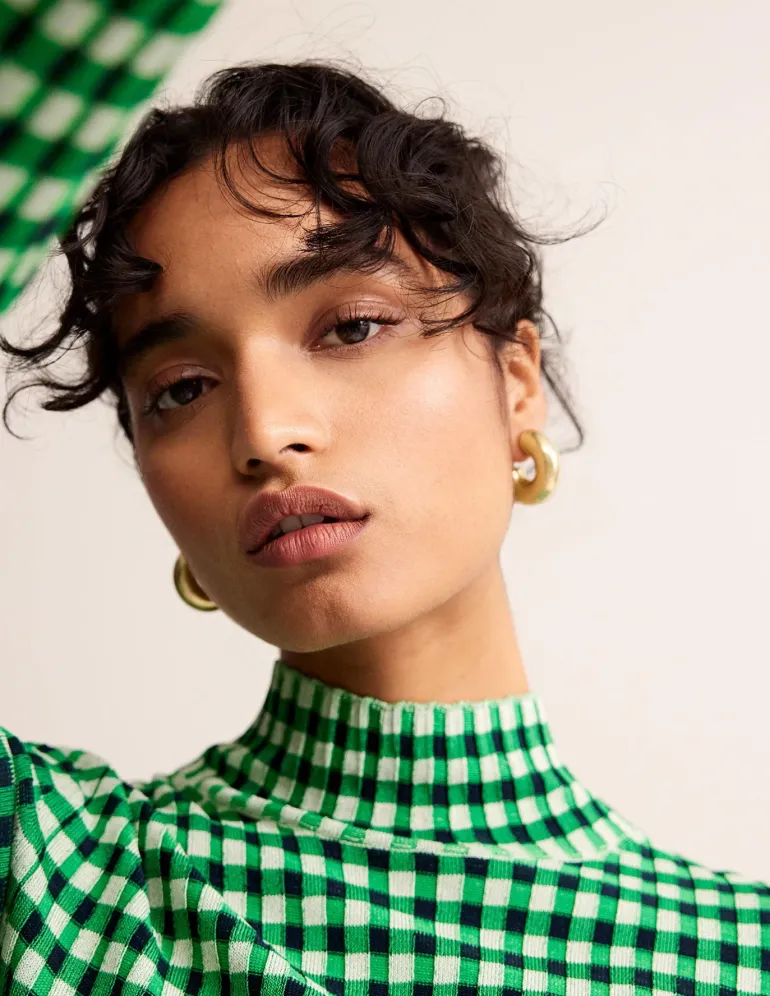 Chunky Small Hoop Earrings--Boden Outlet