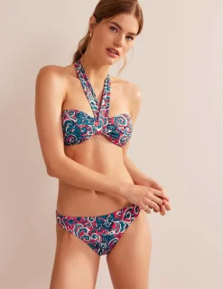 Classic Bikini Bottoms-Dahlia Red, Botanic Terrace-Boden Best Sale