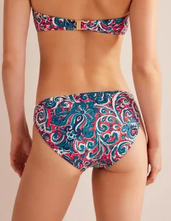 Classic Bikini Bottoms-Dahlia Red, Botanic Terrace-Boden Best Sale
