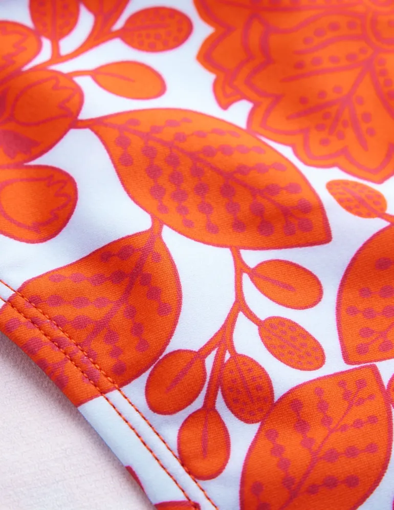 Classic Bikini Bottoms-Fire Cracker, Gardenia Swirl-Boden Flash Sale
