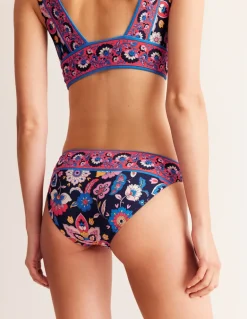 Classic Bikini Bottoms-Mandarin Red, Botanical Sprig-Boden Online