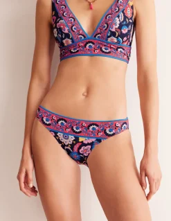 Classic Bikini Bottoms-Mandarin Red, Botanical Sprig-Boden Online