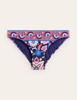 Classic Bikini Bottoms-Mandarin Red, Botanical Sprig-Boden Online