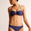 Classic Bikini Bottoms-Navy Foil Spot-Boden Online