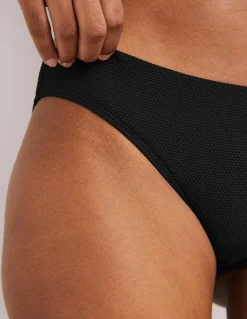 Classic Bikini Bottoms-Textured Black-Boden Best
