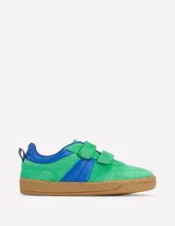 Colourblock Low Tops-Sapling Green/ Bright Blue-Boden Online