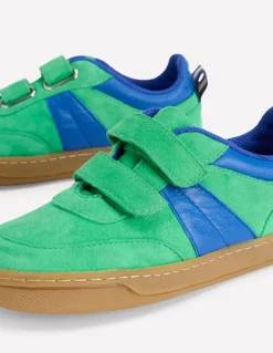 Colourblock Low Tops-Sapling Green/ Bright Blue-Boden Online