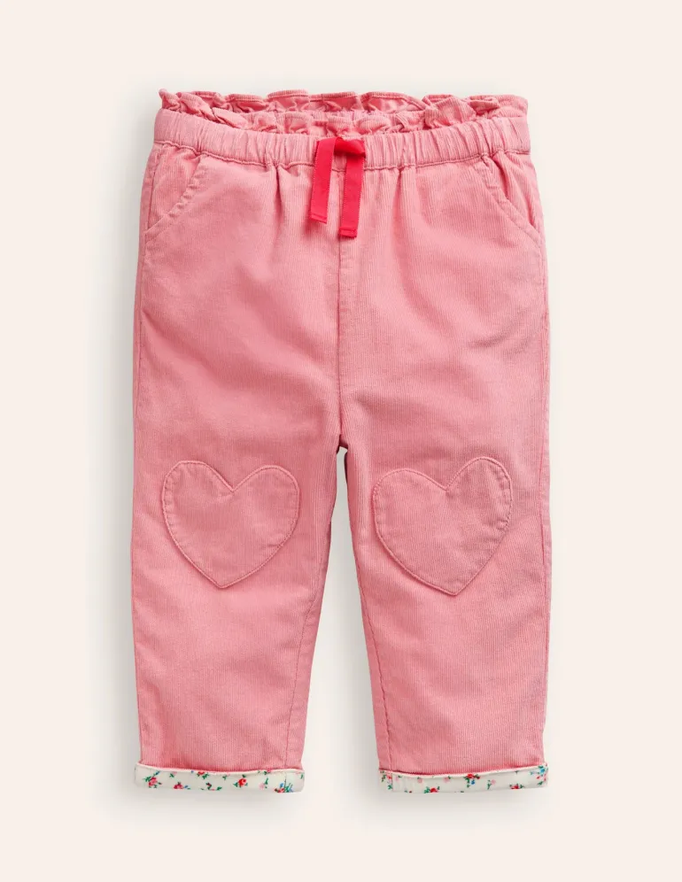 Cord Trousers-Almond Pink-Boden Fashion
