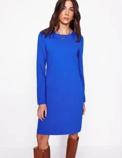 Cornelia Ottoman Dress-Gallery Blue-Boden Online