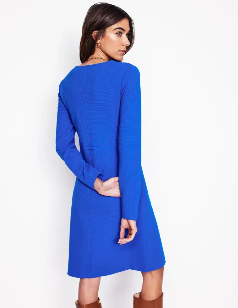Cornelia Ottoman Dress-Gallery Blue-Boden Online
