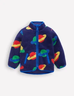 Cosy Borg Jacket-Twilight Blue Planets-Boden New