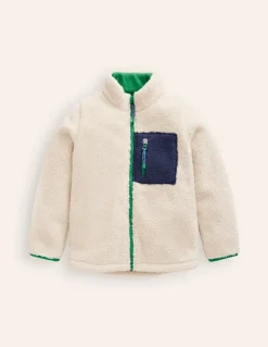 Cosy Windproof Fleece-Natural Sherpa-Boden New