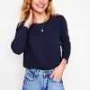 Cotton Crew Long Sleeve Top--Boden Clearance